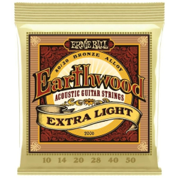 Ernie Ball 2006 Earthwood 80/20 Extra Light